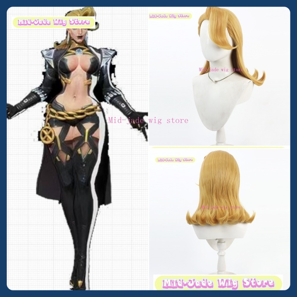 Party Games Mobile - Perruque de Cosplay synthétique mi-jade, magasin