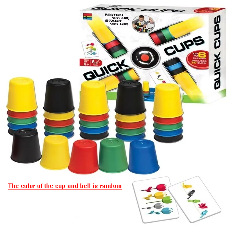Quick Games Party - Jeux de société à empiler, gobelets