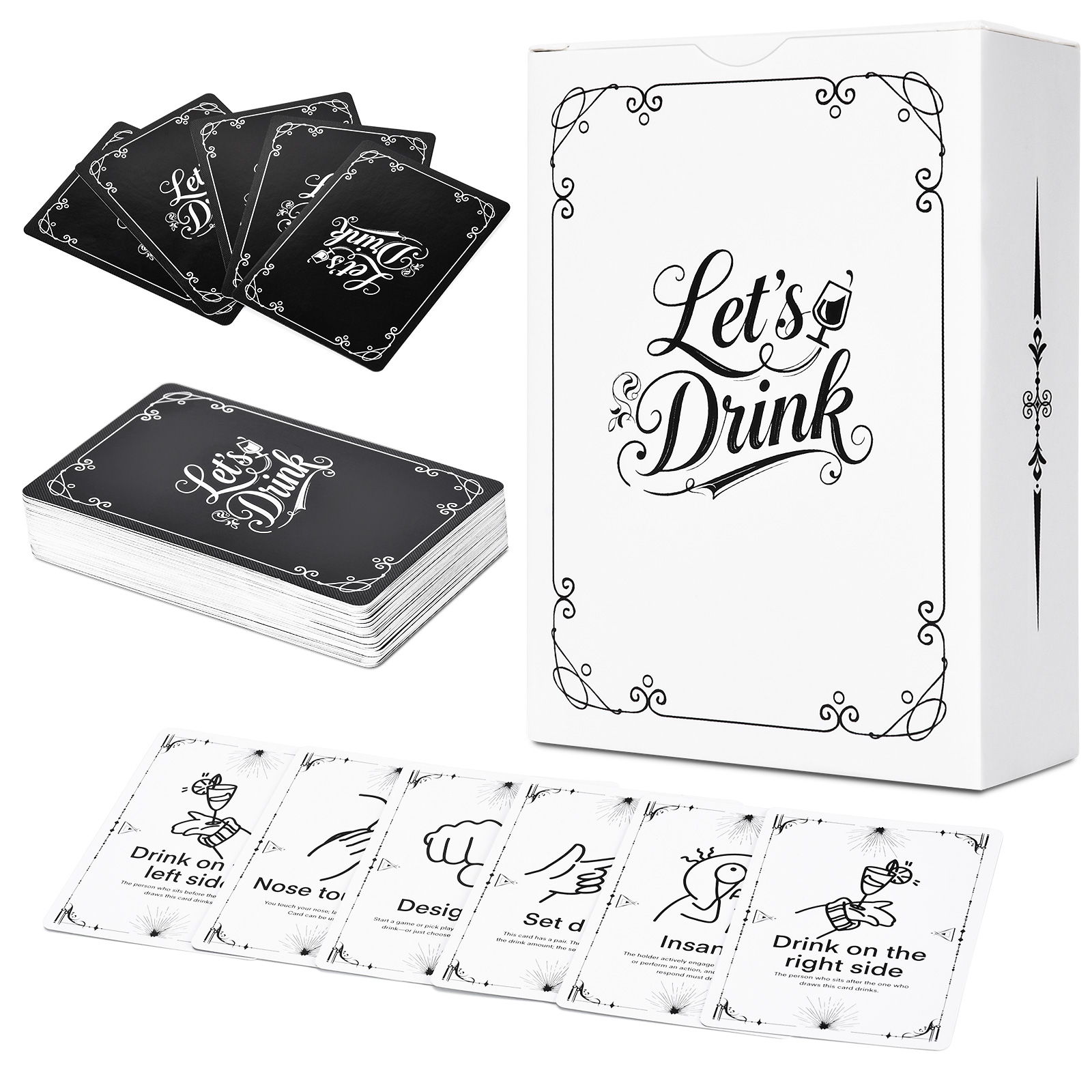 Party Games Adult Birthday - Cartes de jeu à boire pour