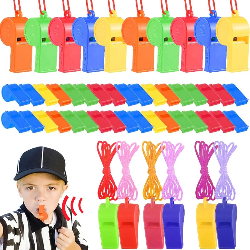 Party Games Adult Birthday - Sifflet d'anniversaire coloré au hasard, 100