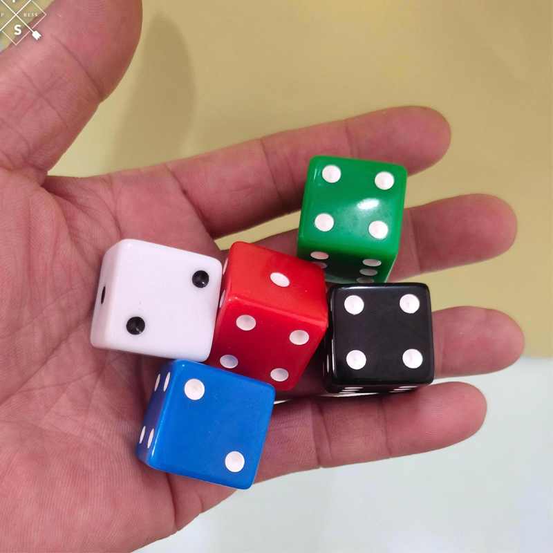 Cubes de dés carrés D6 25MM av - Party Games App avis et prix
