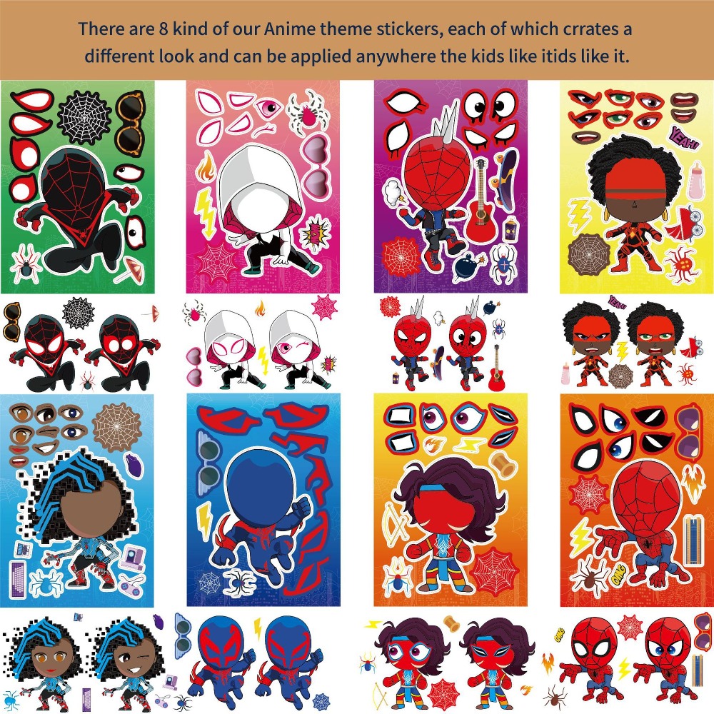Autocollants puzzle Spider Man - Party Games Quiz avis et prix