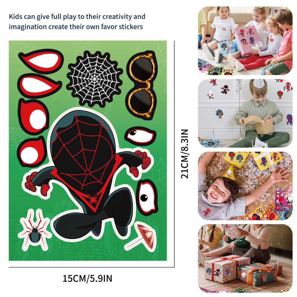 Autocollants puzzle Spider Man - Party Games Quiz avis et prix