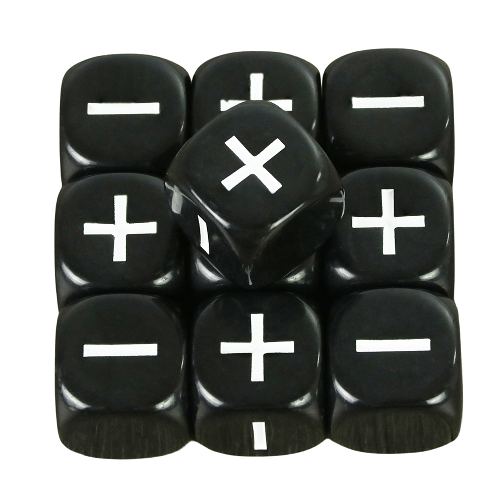 10 pièces 16mm dés Fudge compa - Party Games Quotes avis et prix