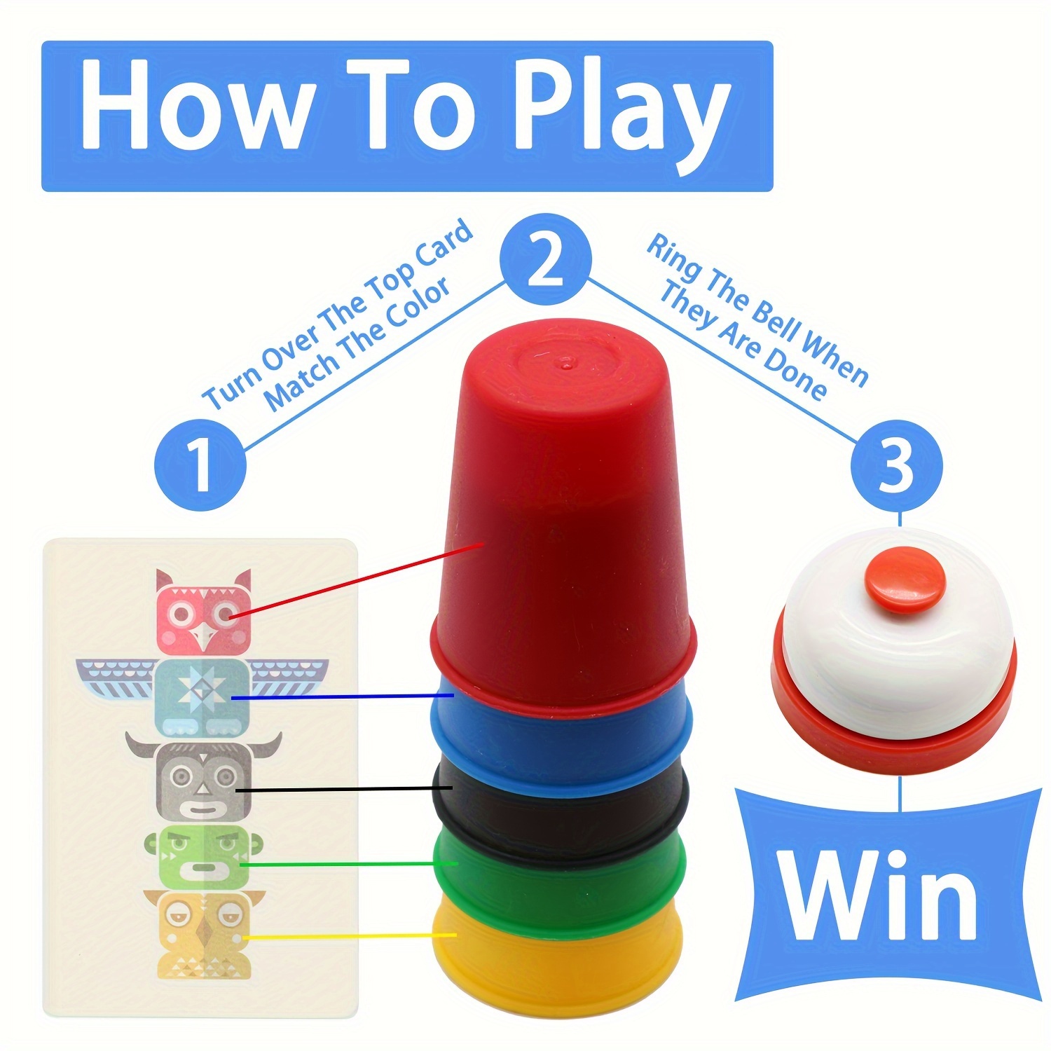 Jeu de société de tasses empil - Quick Games Party avis et prix