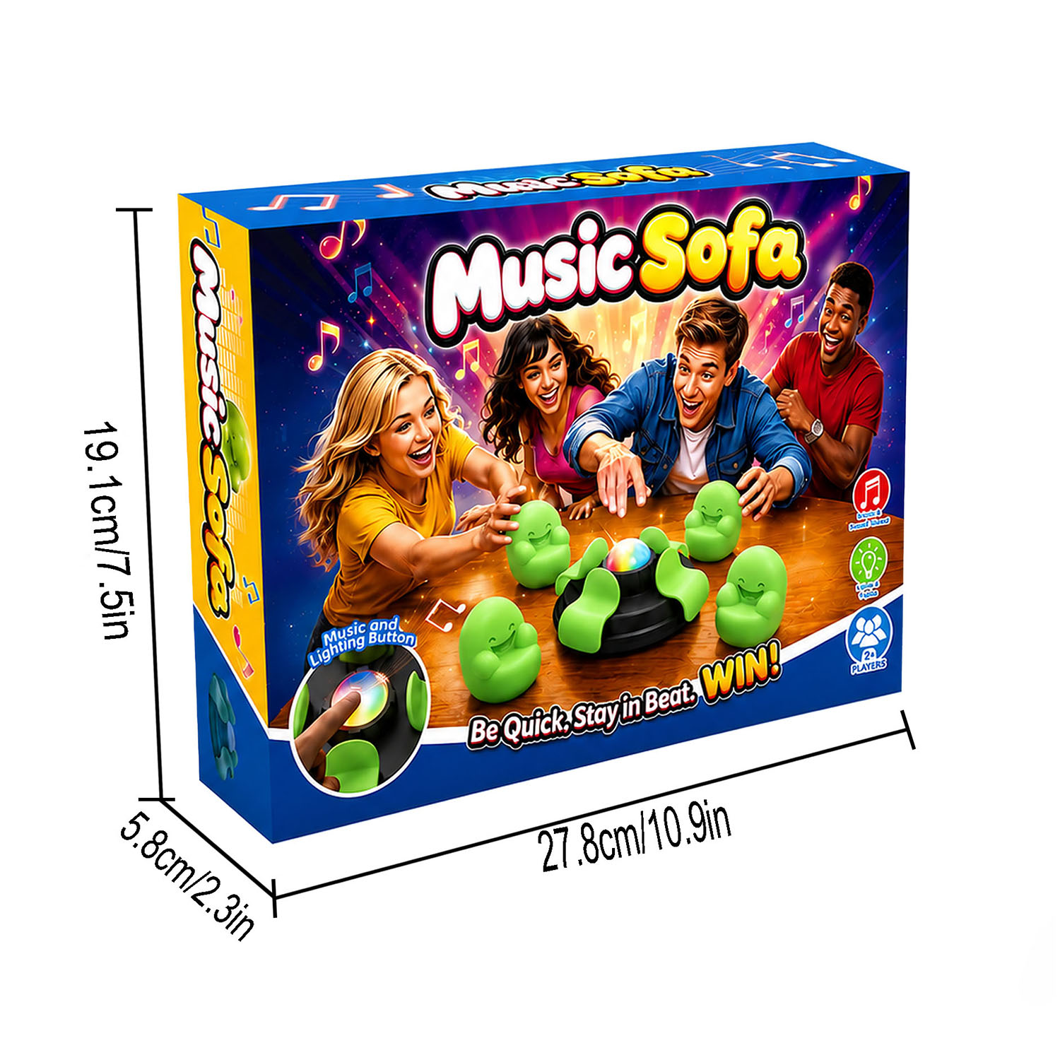 Jeu de préhension musical inte - Quick Games Party avis et prix
