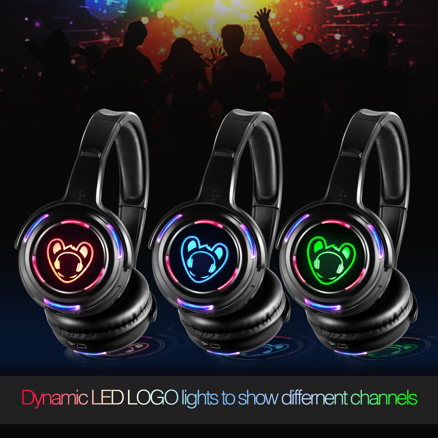 Système d'écouteurs Disco sile - Party Games Mobile avis et prix