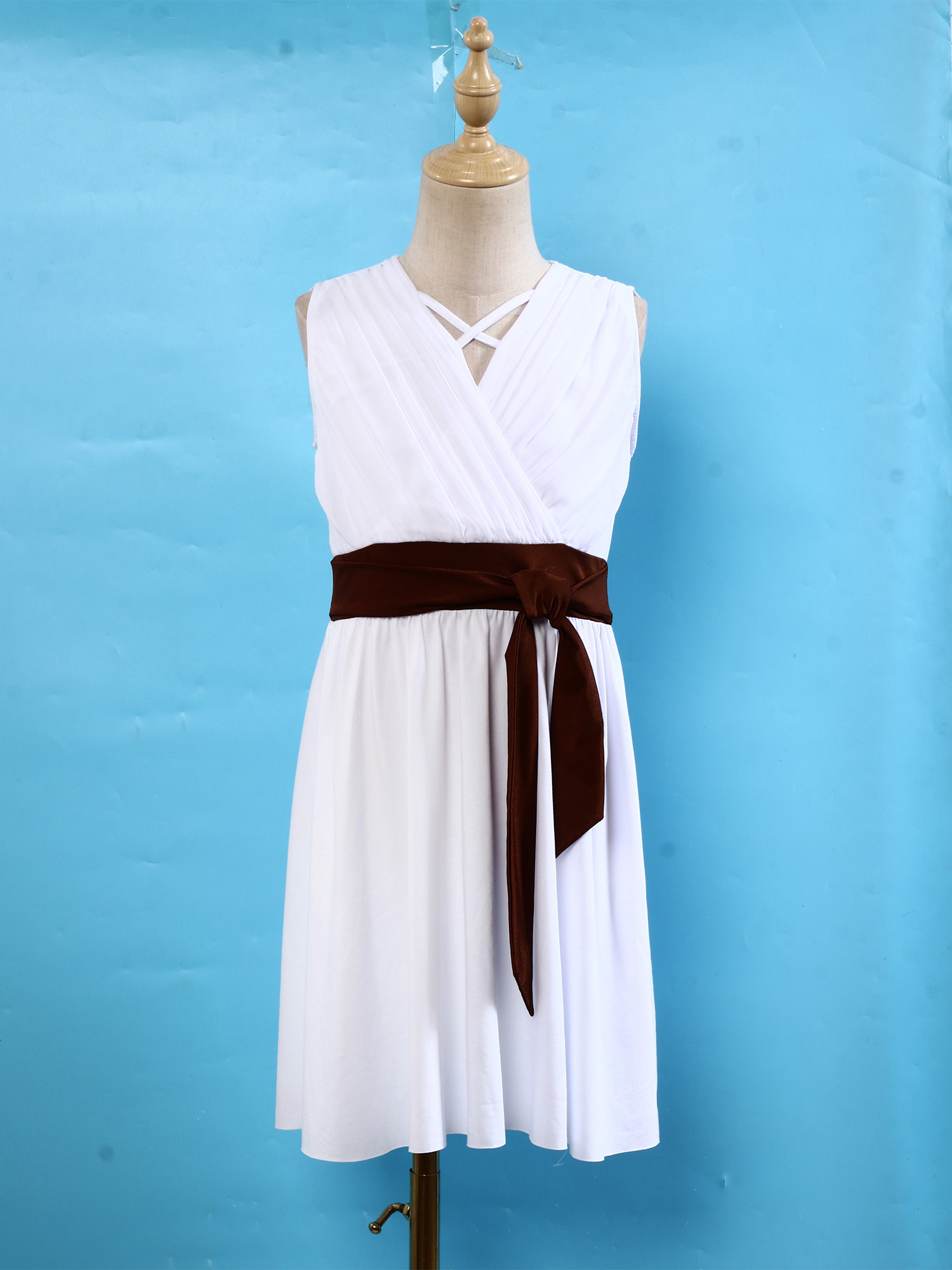 Robe plissée sans manches à co - Party Games Children avis et prix